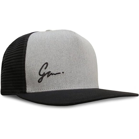 Men Women Black Gray Snapback Mesh Caps - Picture 1 of 9
